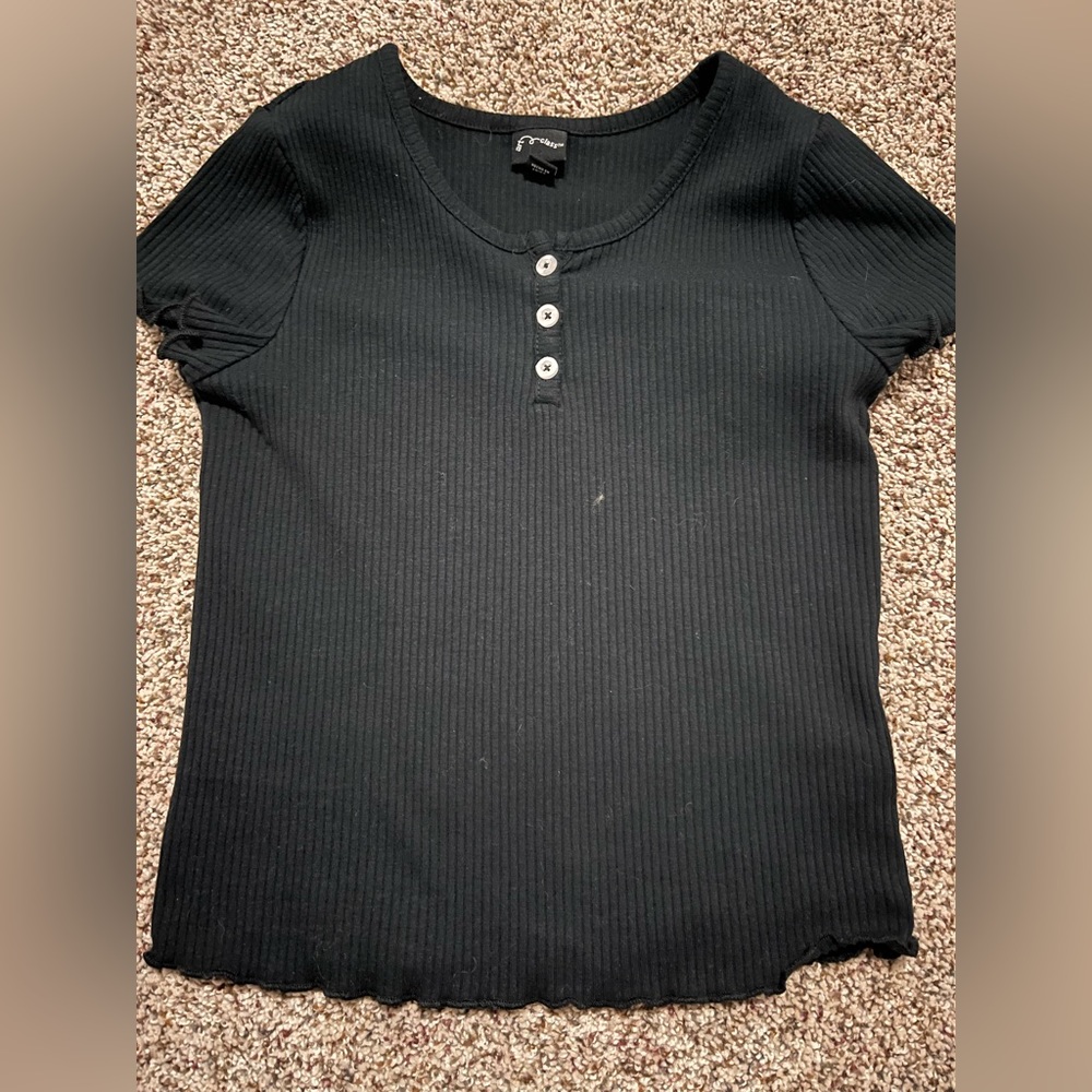 Kids black top from art class